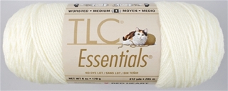 TLC Essentials Yarn #2316 Winter White
