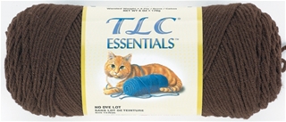 TLC Essentials Yarn #2368 Dark Brown