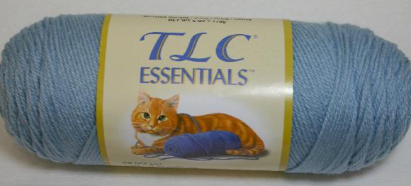 TLC Essentials Yarn #2821 Paradise Blue