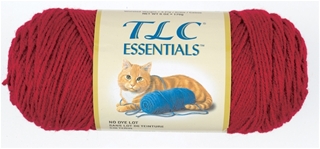 TLC Essentials Yarn #2919 Barn Red
