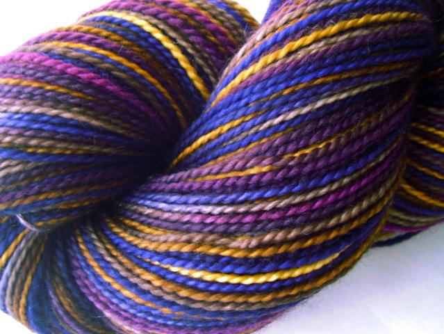 Madeline Tosh Hand-Dyed Sock Yarn Colorway #13 Bearded Iris