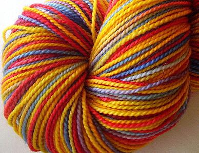 Madeline Tosh Hand-Dyed Sock Yarn Colorway #15 Clementine