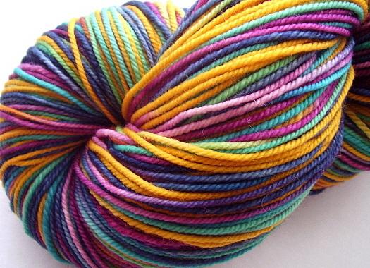 Madeline Tosh Hand-Dyed Sock Yarn Colorway #18 Frida