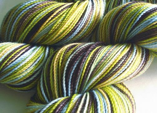 Madeline Tosh Hand-Dyed Sock Yarn Colorway #19 Ginsing
