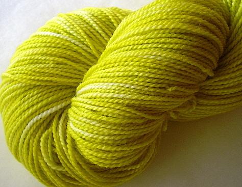Madeline Tosh Hand-Dyed Sock Yarn Colorway #08 Lettuce Leaf