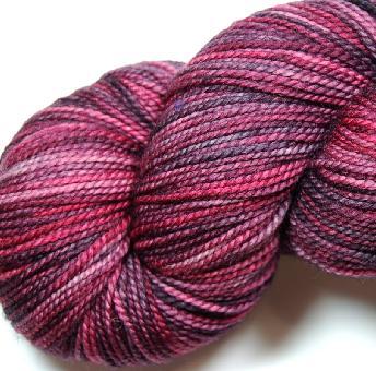 Madeline Tosh Hand-Dyed Sock Yarn Colorway #83 Oxblood