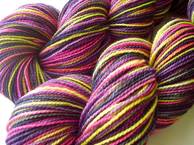Madeline Tosh Hand-Dyed Sock Yarn Colorway #22 Peacock