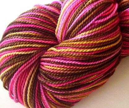 Madeline Tosh Hand-Dyed Sock Yarn Colorway #23 Peony