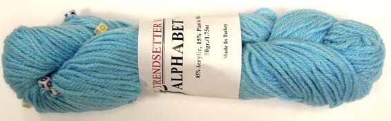 Trendsetter Alphabet City Yarn #03 Blue Trendsetter Alphabet City Yarn #03 Blue