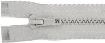 28 inch (71 cm) - Coats Lightweight Separating Zipper - Gray