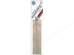 30 inch (75 cm) - Coats Lightweight Separating Zipper - Natural