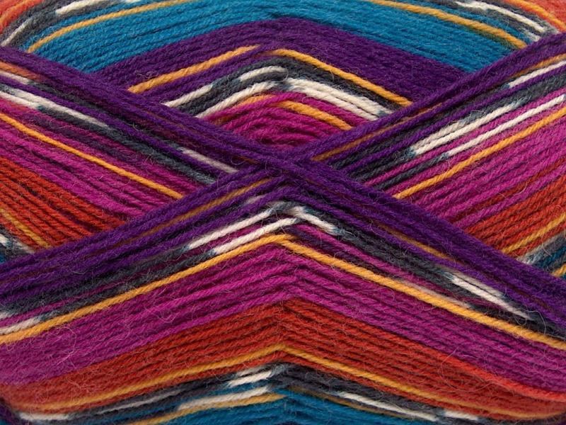 Acacia Yarns Fun Socks Self-Patterning Sock Yarn - 102