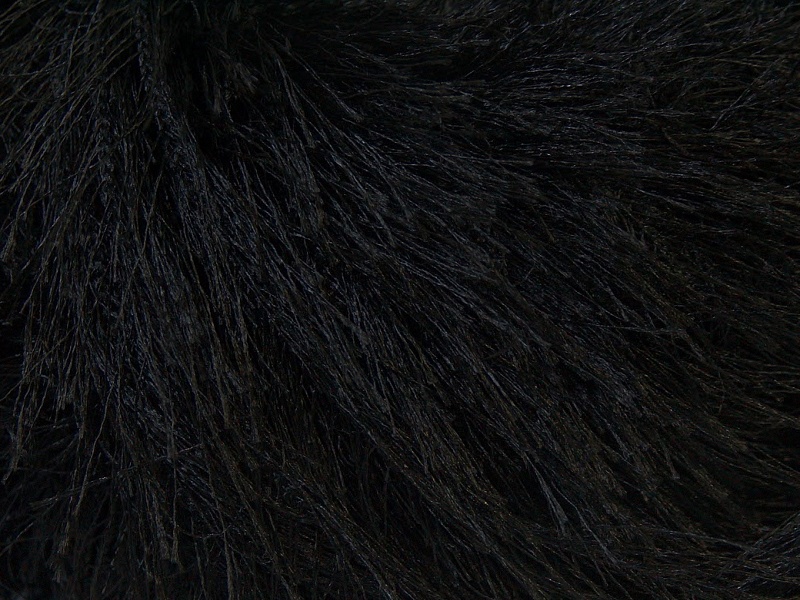 Acacia Yarns Eyelash - 001 Black