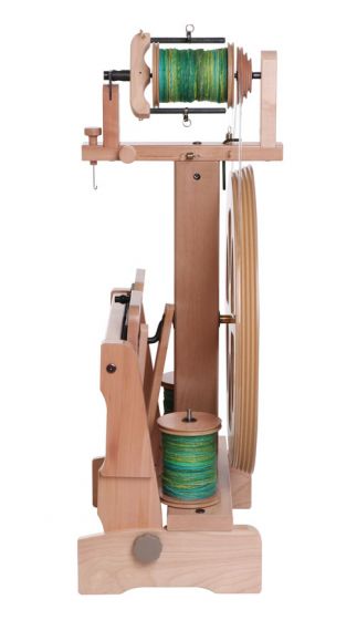 Ashford Kiwi 3 Double Treadle Spinning Wheel - Natural