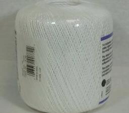 Aunt Lydias Size 10 Classic Crochet Thread 0001 White