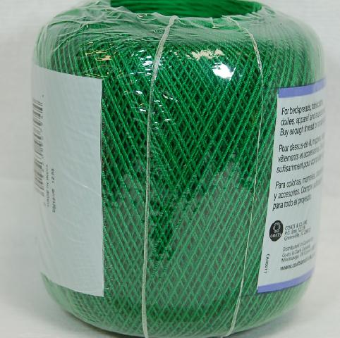 Aunt Lydias Size 10 Classic Crochet Thread 0484 Myrtle Green