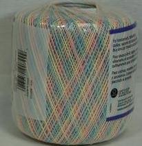 Aunt Lydias Size 10 Classic Crochet Thread 0949 Light Pastels