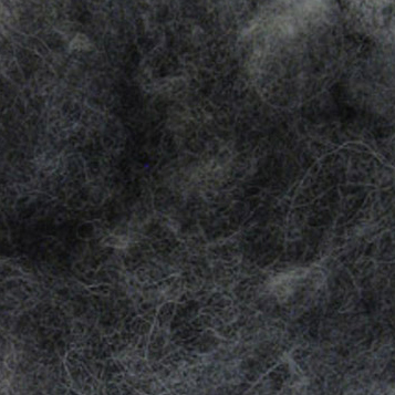 Bewitching Fibers Needle Felting Carded Wool - 1 ounce - Charcoal