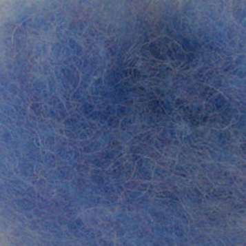 Bewitching Fibers Needle Felting Carded Wool - 1 ounce - Cornflower
