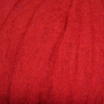 Bewitching Fibers Needle Felting Carded Wool - 1 ounce - Red