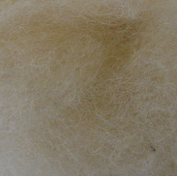 Bewitching Fibers Needle Felting Carded Wool - 1 ounce - Sand