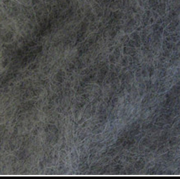 Bewitching Fibers Needle Felting Carded Wool - 1 ounce - Silver Mist
