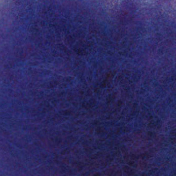 Bewitching Fibers Needle Felting Carded Wool - 8 ounce - Violet