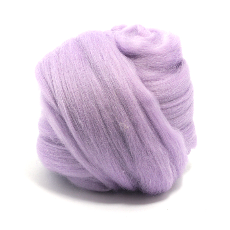 23 Micron Superfine Dyed Merino Combed Top ARM Knitting Yarn - 1 lb - Lilac 35