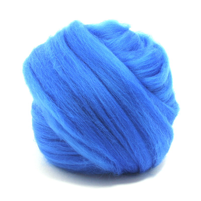 23 Micron Superfine Dyed Merino Combed Top ARM Knitting Yarn - 1 lb - Royalty 54