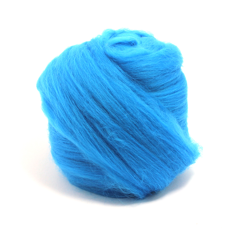 23 Micron Superfine Dyed Merino Combed Top ARM Knitting Yarn - 1 lb - Sea 78