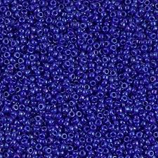 8/0 Cobalt Luster Seed Bead - 10 grams