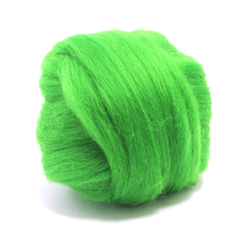 23 Micron Superfine Dyed Merino Combed Top ARM Knitting Yarn - 1 lb - Lawn 28