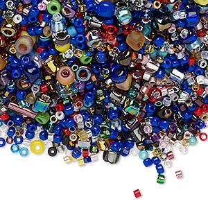 6-3409 Rainbow Rasp Pk Beads