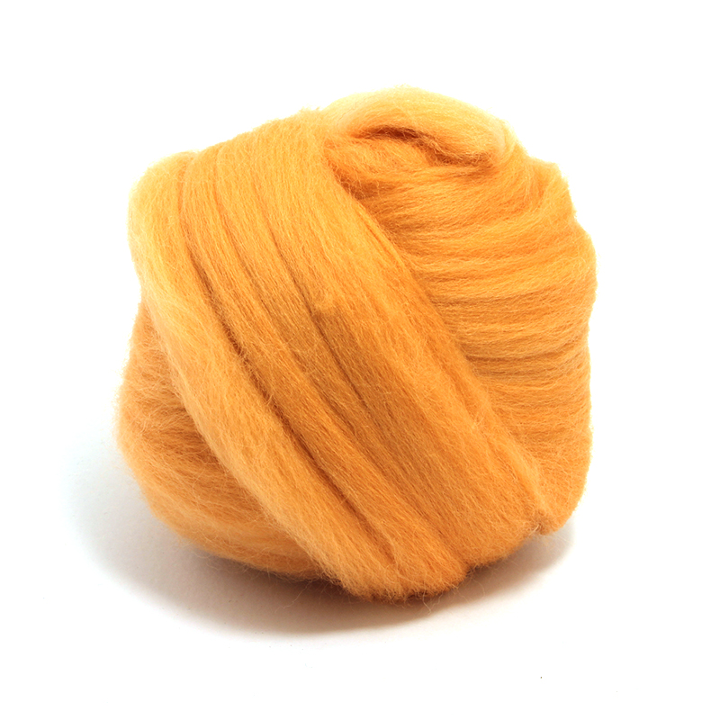 23 Micron Superfine Dyed Merino Combed Top ARM Knitting Yarn - 1 lb - Peach 603