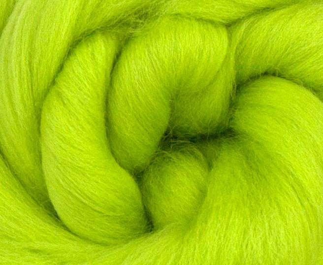 23 Micron Superfine Dyed Merino Combed Top  - 115 g (4 oz) - Poison 39