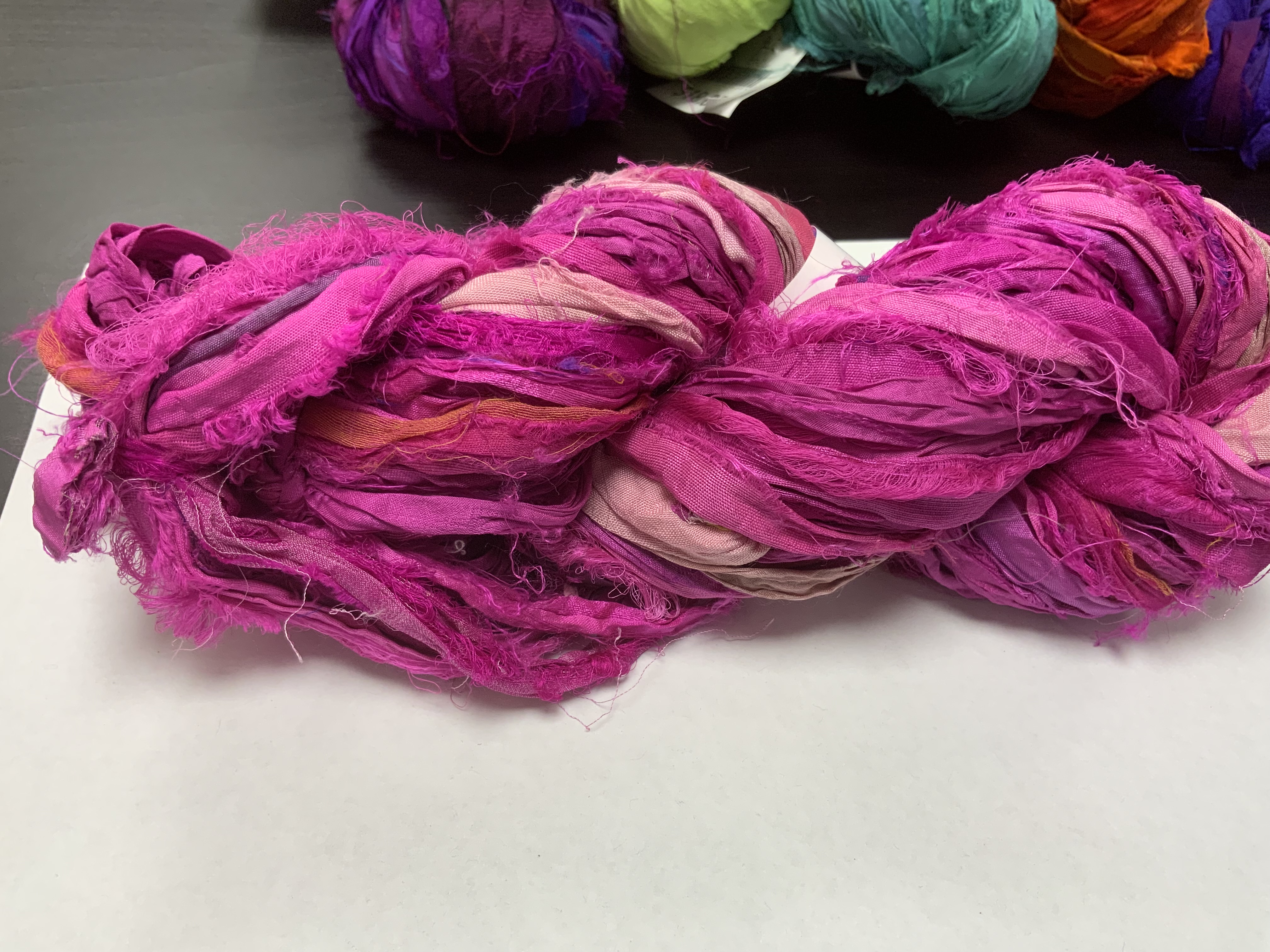 Bewitching Fibers Sari Silk Ribbon Yarn - 011