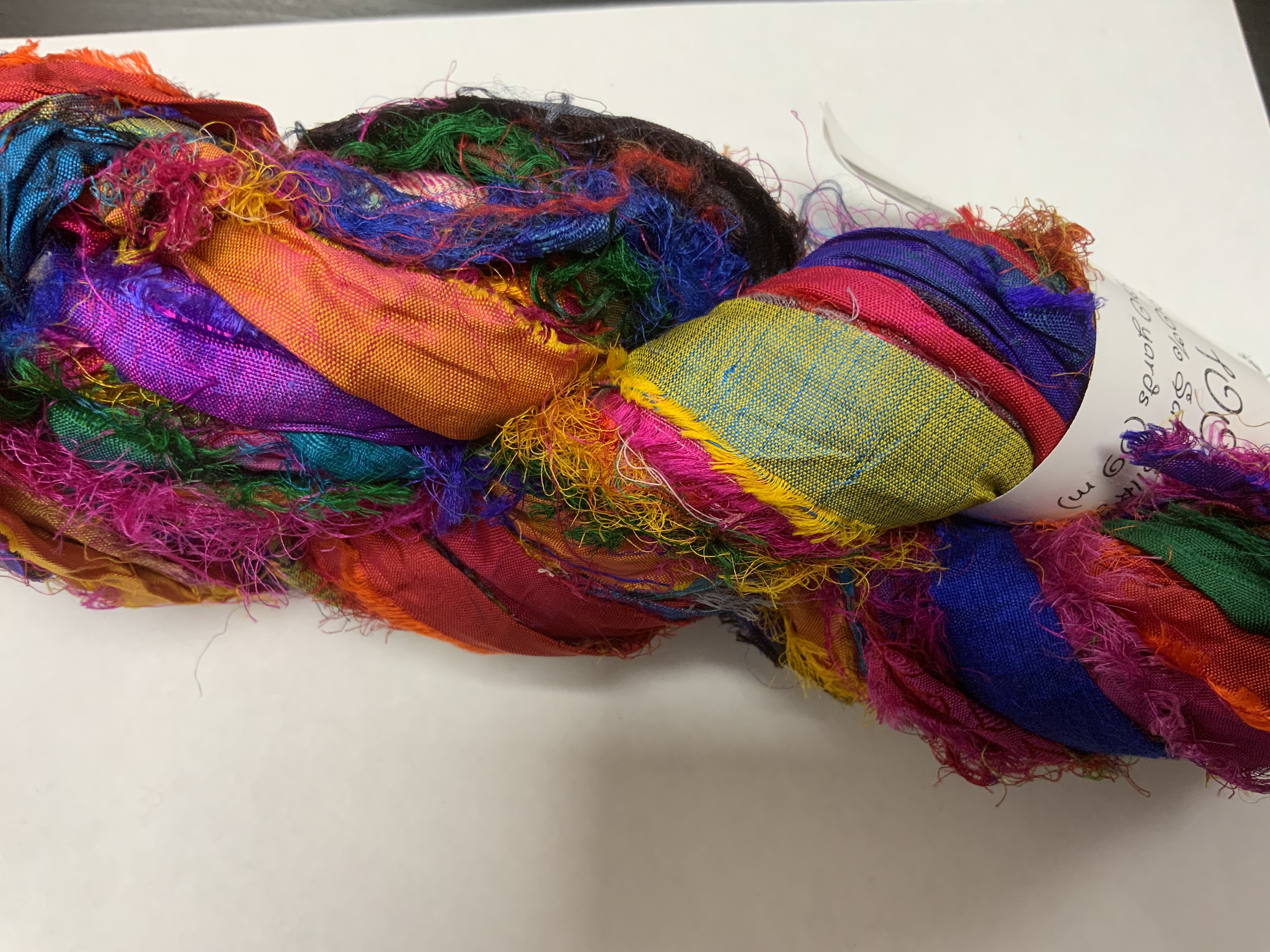 Bewitching Fibers Sari Silk Ribbon Yarn - 012