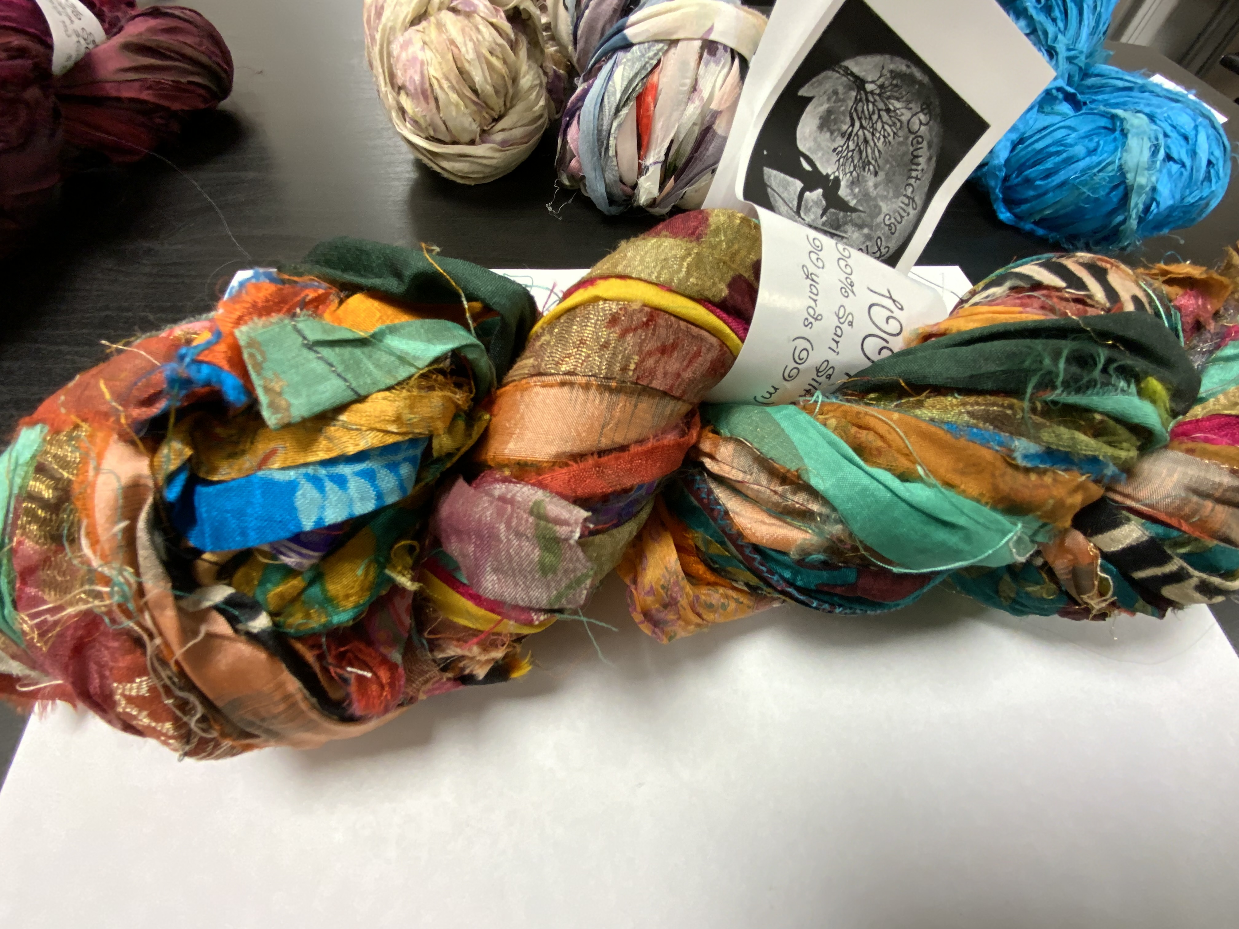 Bewitching Fibers Sari Silk Ribbon Yarn - 020