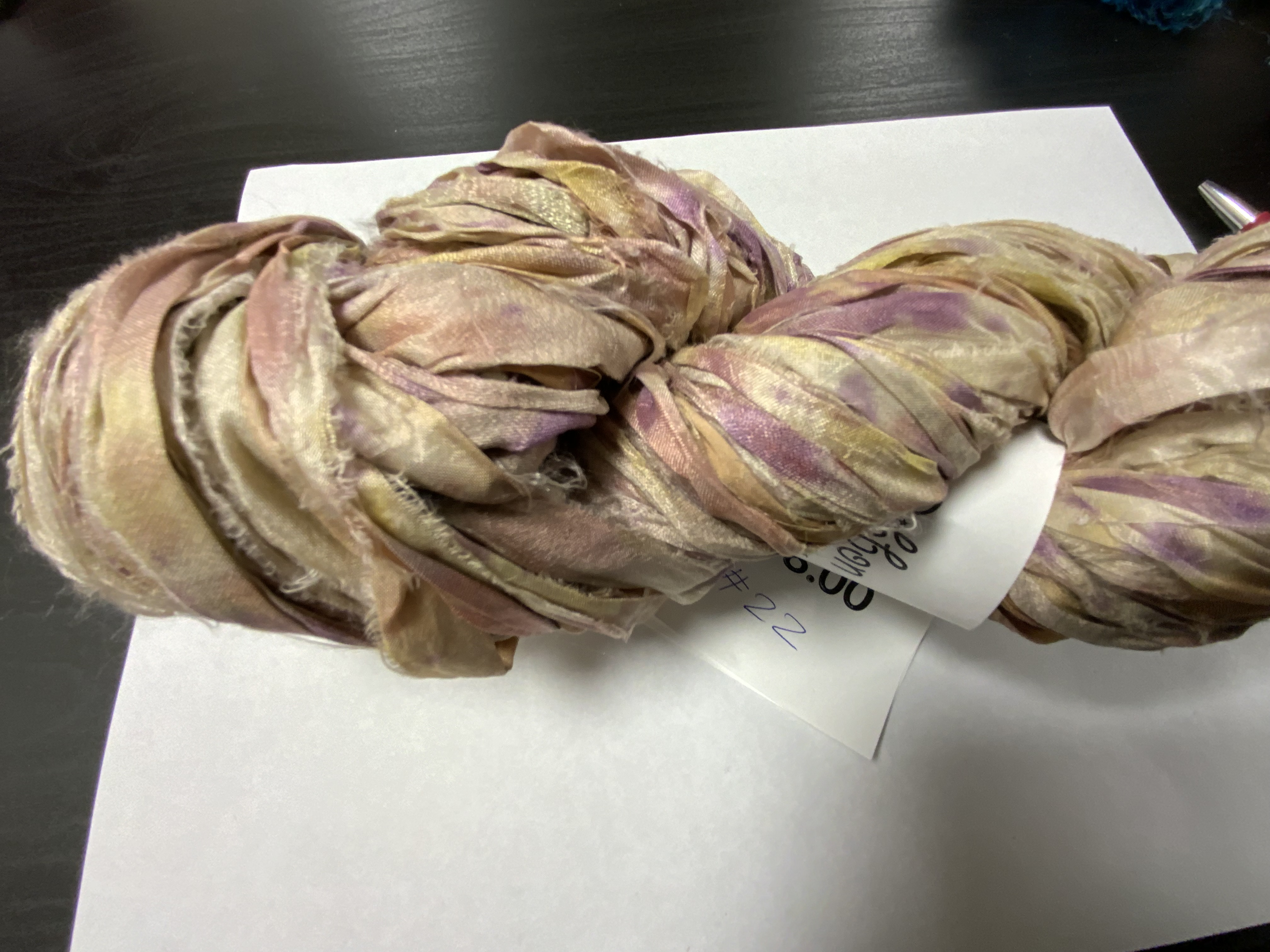 Bewitching Fibers Sari Silk Ribbon Yarn - 022