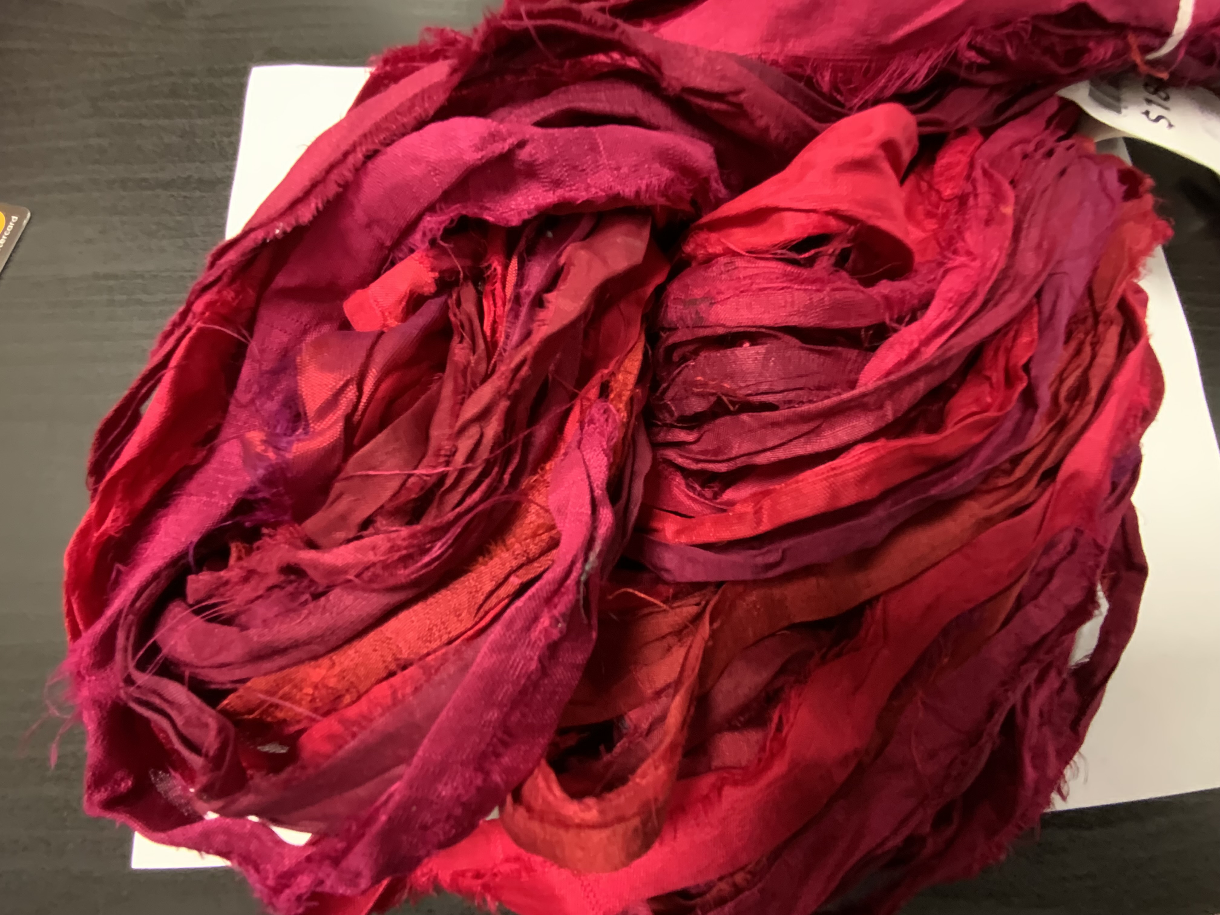 Bewitching Fibers Sari Silk Ribbon Yarn - 026