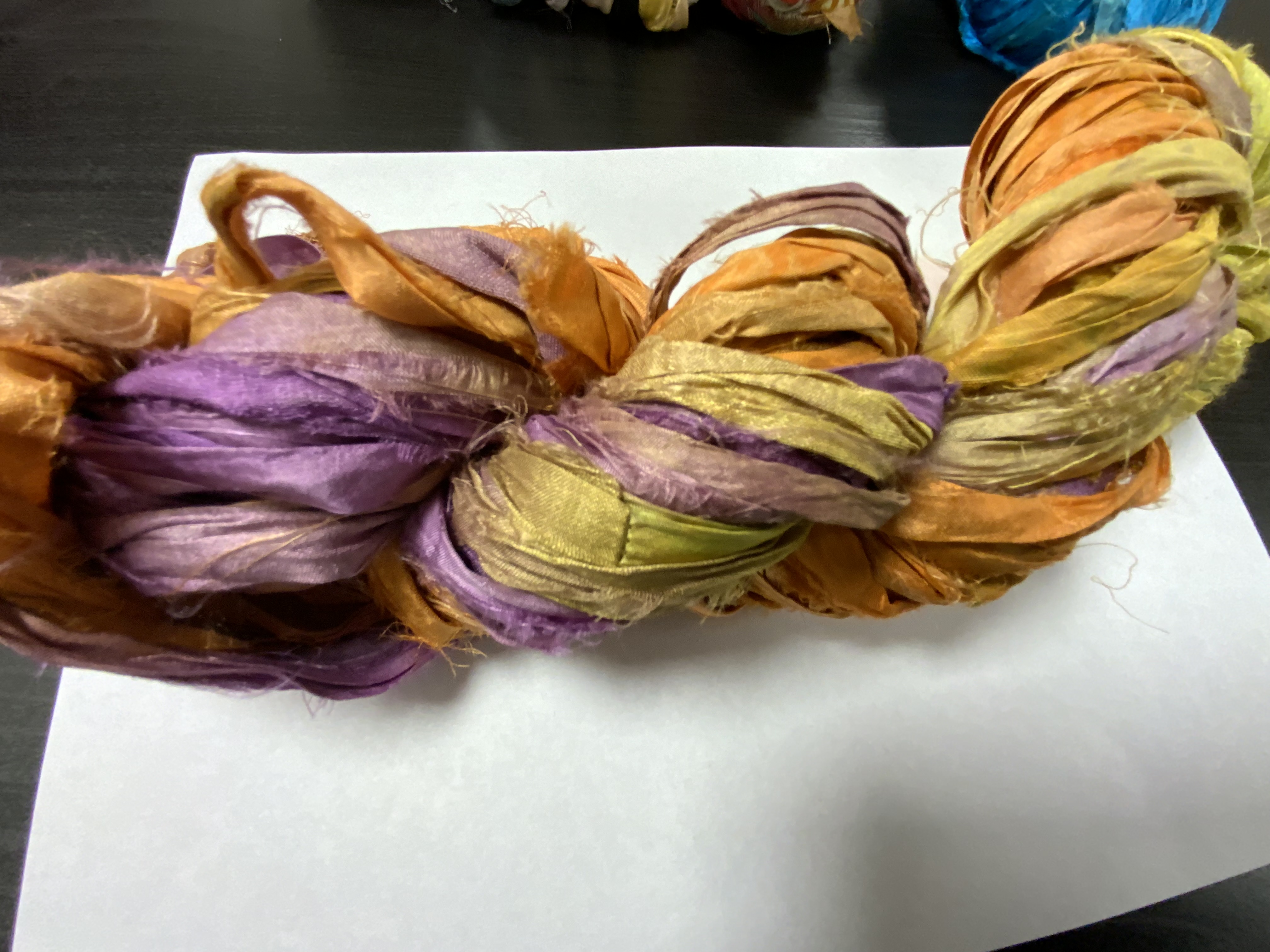 Bewitching Fibers Sari Silk Ribbon Yarn - 027