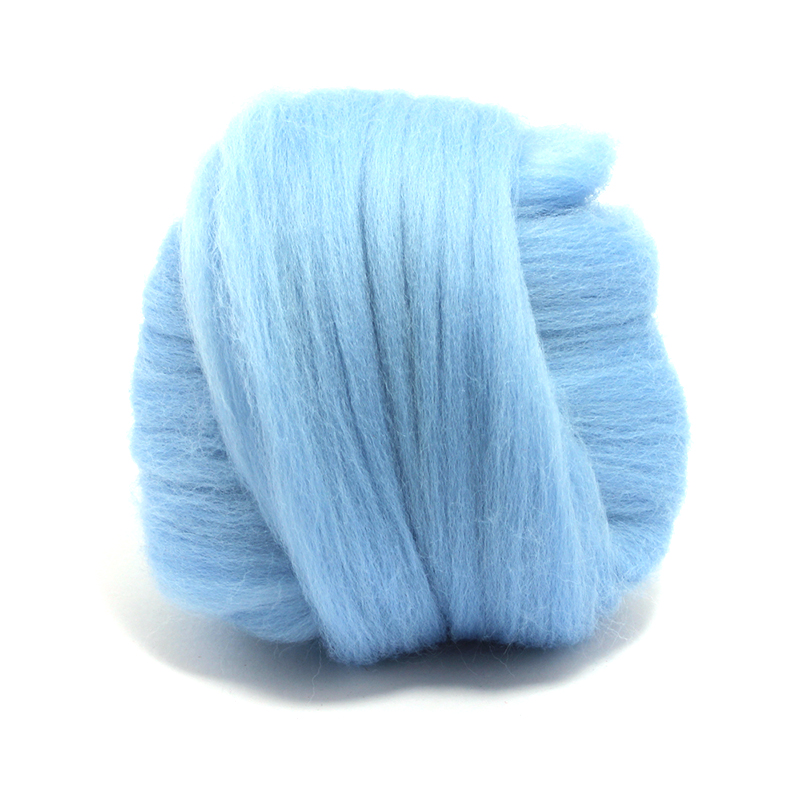 23 Micron Superfine Dyed Merino Combed Top ARM Knitting Yarn - 1 lb - Sky 44