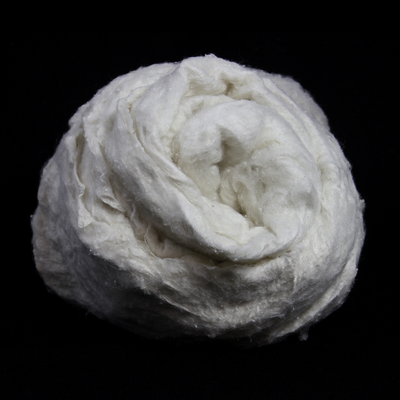 Bewitching Fibers Mulberry Silk Noil - 1 ounce - Undyed Natural