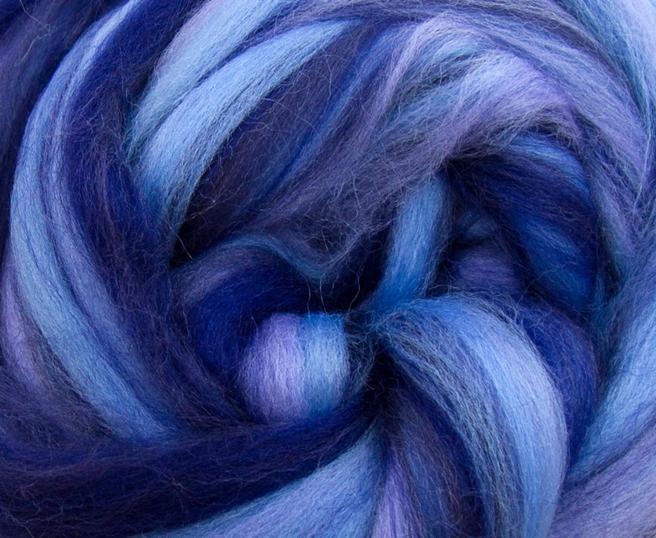 23 Micron Superfine Dyed Merino Combed Top  - 1...