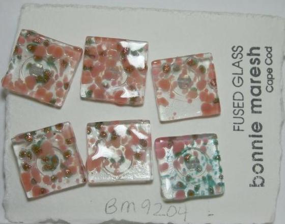 Bonnie Maresh Fused Glass Buttons - Large BM9204