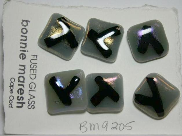 Bonnie Maresh Fused Glass Buttons - Large BM9205