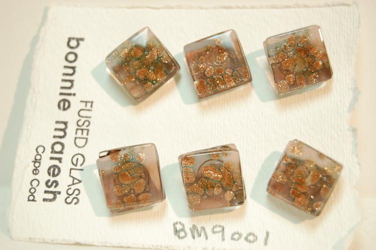 Bonnie Maresh Fused Glass Buttons - Medium BM9001