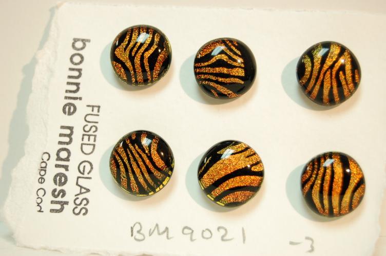 Bonnie Maresh Fused Glass Buttons - Medium BM9021