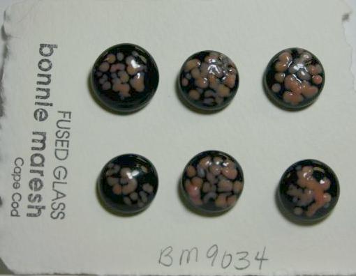 Bonnie Maresh Fused Glass Buttons - Medium BM9034