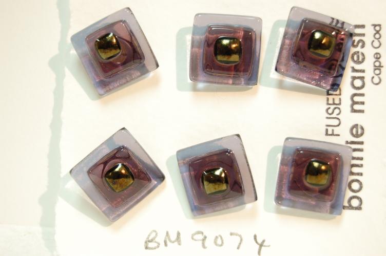 Bonnie Maresh Fused Glass Buttons - Medium BM9074